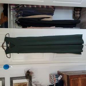 **Jigsaw Green Silk Maxi Dress